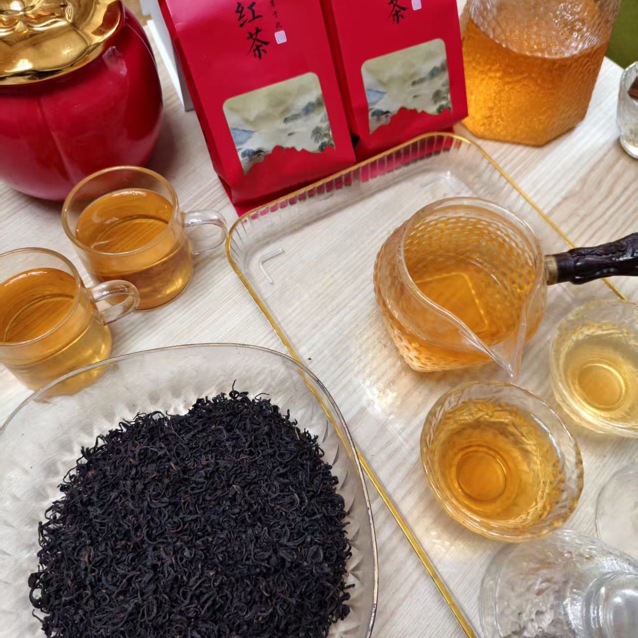 特级崂山红茶茗茶组合蜜香散茶茶叶25新茶青岛特产500g包邮