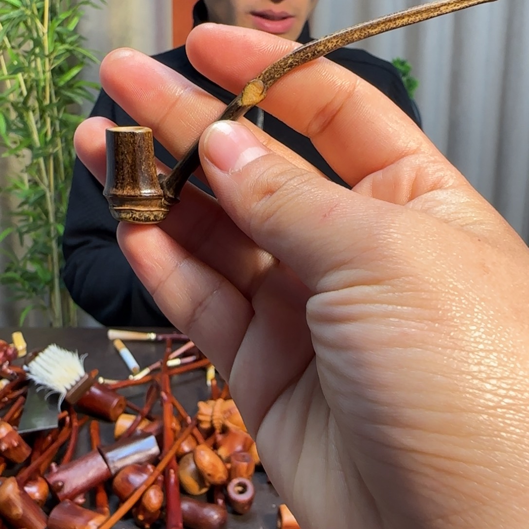 ～***哥檬子木手工文玩烟斗