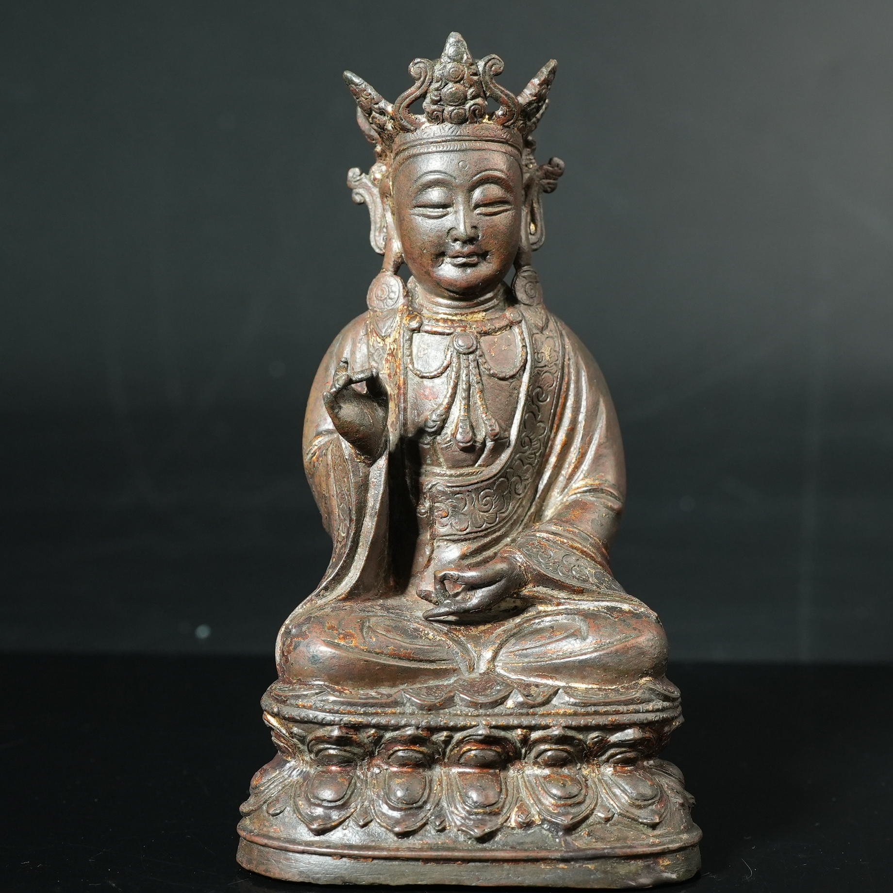 明早期 观音坐像【古珠精选】HYGLG250119024