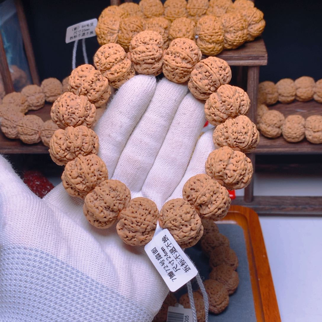 金刚菩提手串金刚菩提7瓣雪花扇面高山雪籽