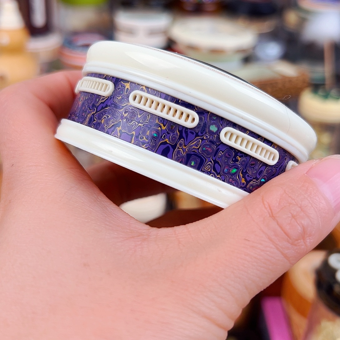 杨连平紫色大漆万体配竹蛉