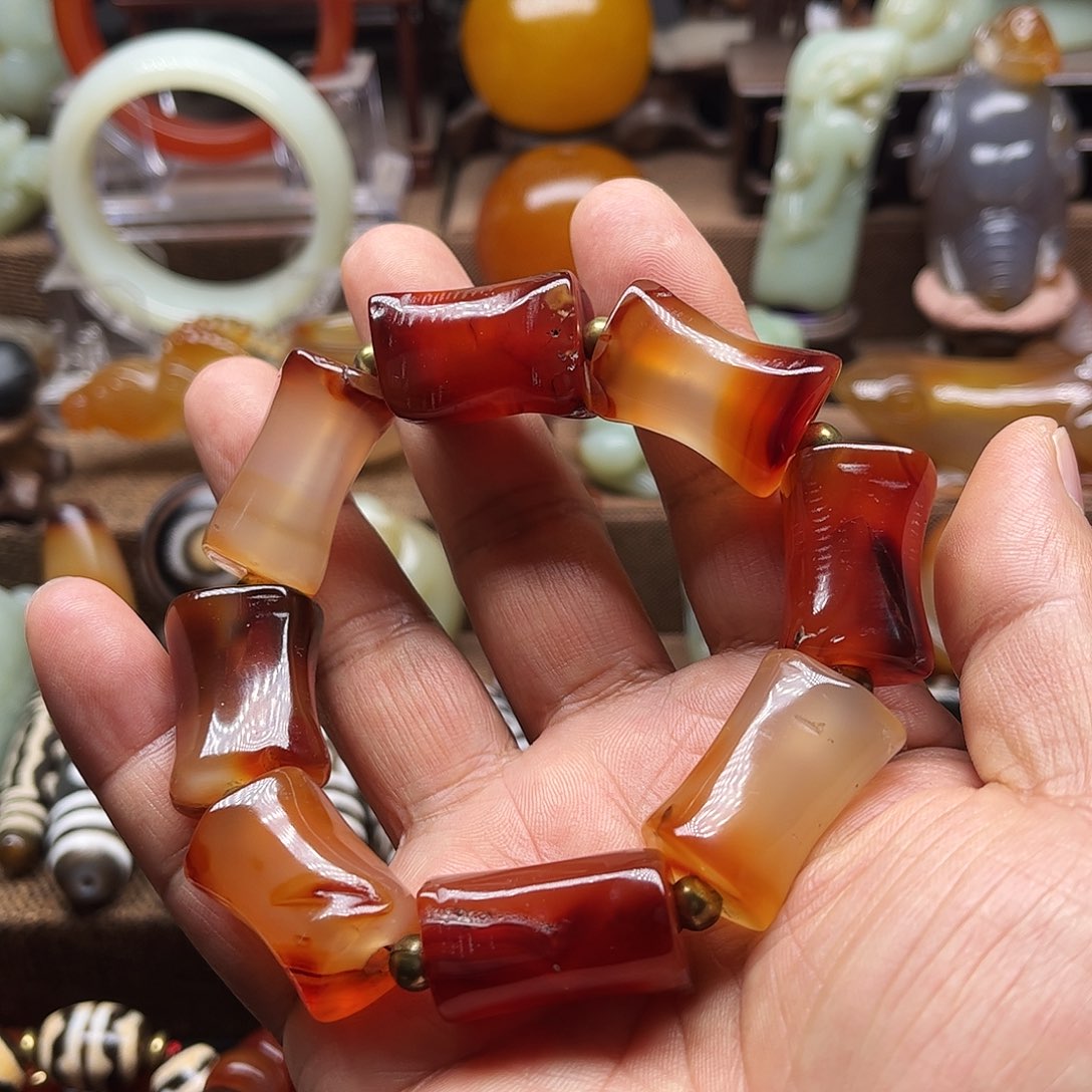 玛瑙/玉髓未镶嵌车挂