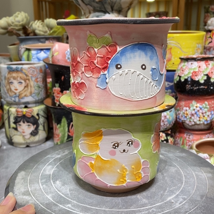 景德镇艺术手绘作品