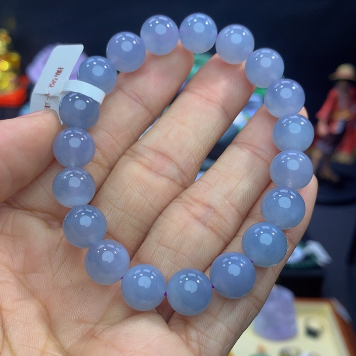 翡翠手链未镶嵌好****青翡翠 10.0