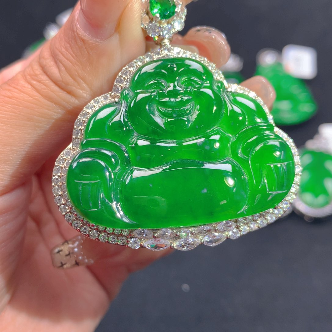 翡翠颈饰银S925镶嵌1111111111