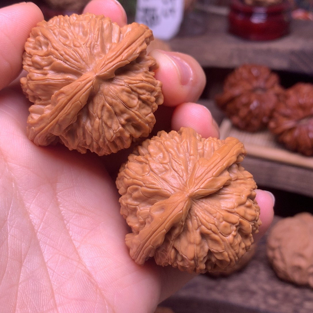 吊坠文玩核桃42白狮子