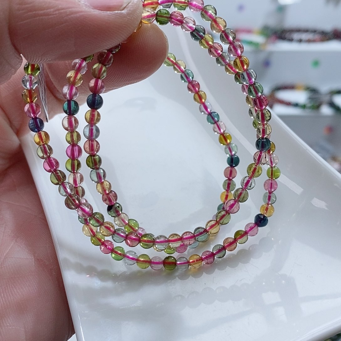 碧玺手链未镶嵌手链