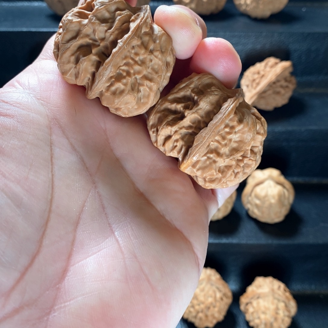 桃核把件原生态平谷方块42微修