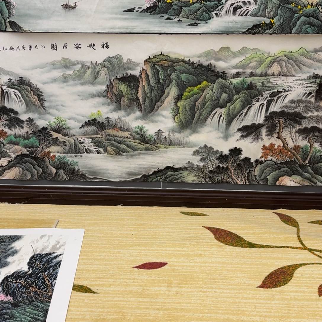 国画泽*程老师小六山水999