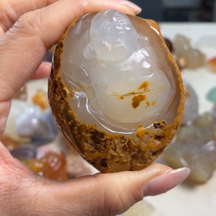 玛瑙/玉髓未镶嵌吊坠(不含链)