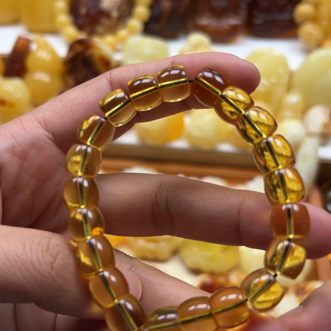 琥珀未镶嵌珠宝奇石