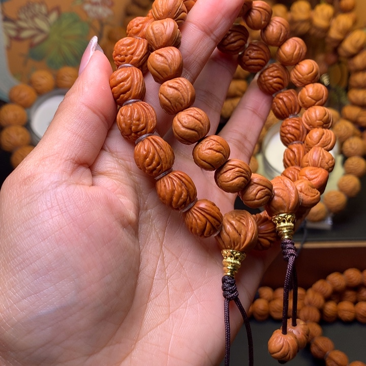 桃核吊坠缘*桃核手串