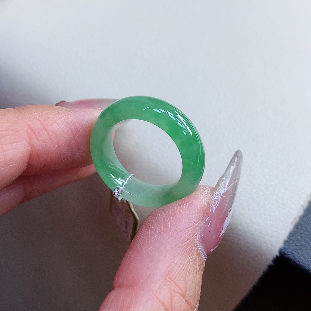 翡翠戒指未镶嵌14号