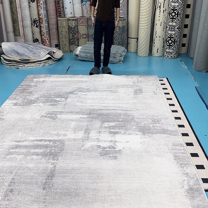 混纺200×300误差±1-3cm精编细砂仿羊绒棉布底微瑕