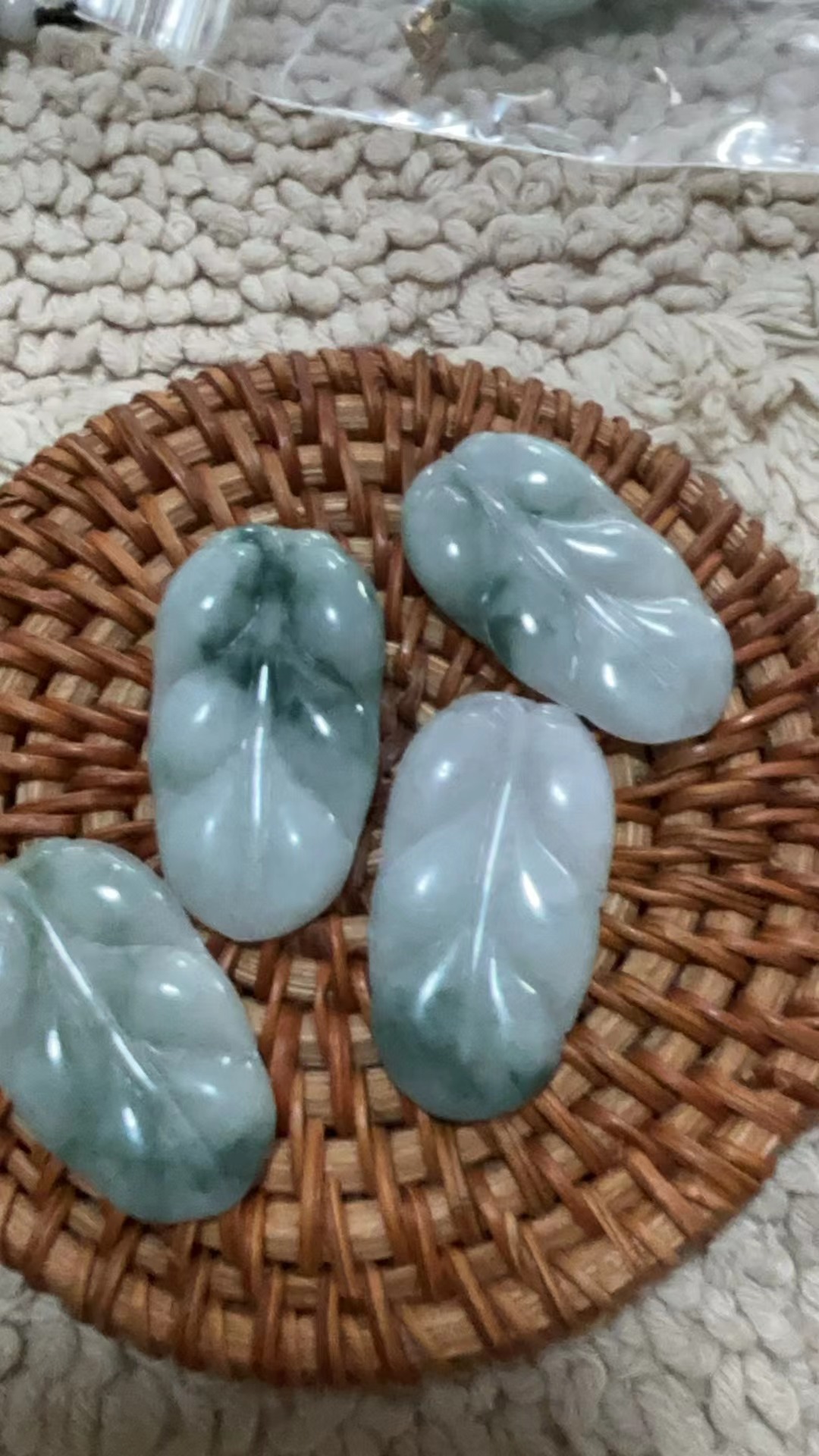 非金属玻璃吊坠 叶子吊坠