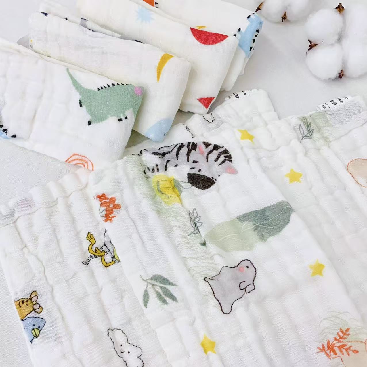 哥比兔福利品宝宝新生儿毛巾方巾面巾