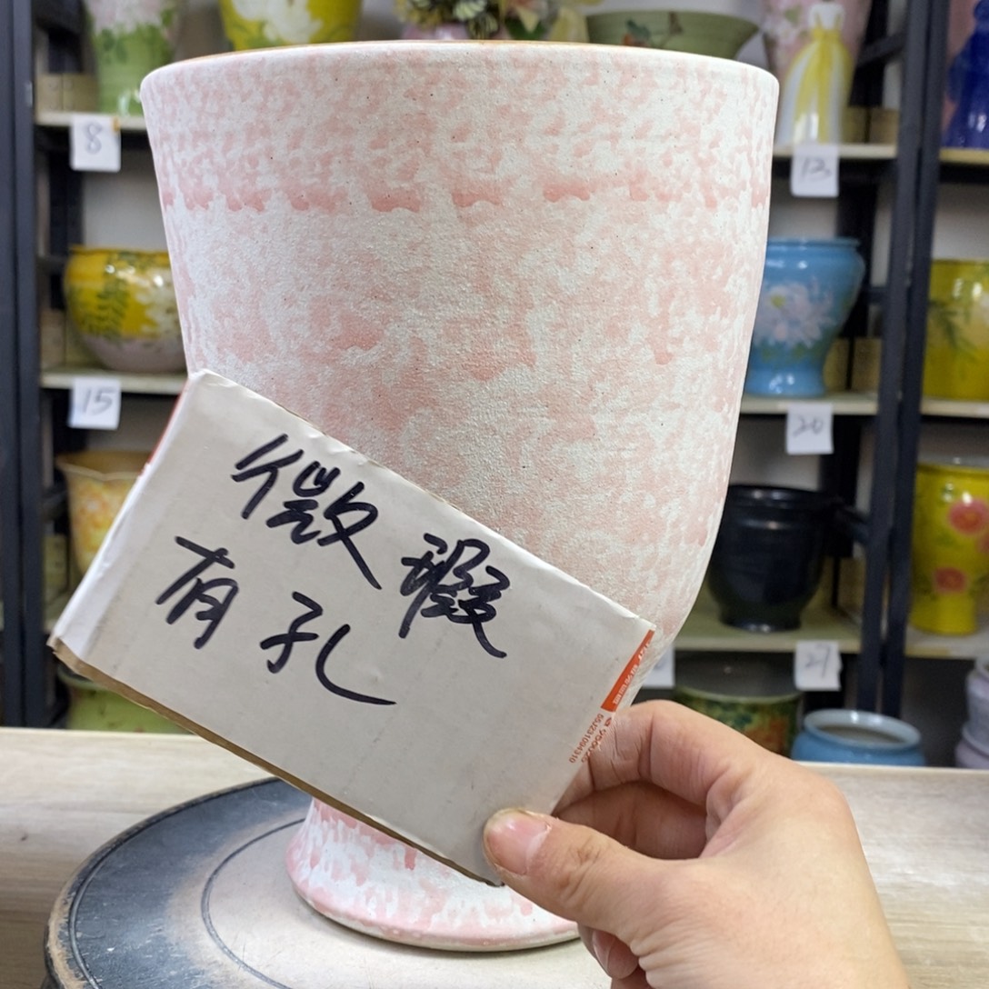 景德镇手工手绘陶瓷花盆