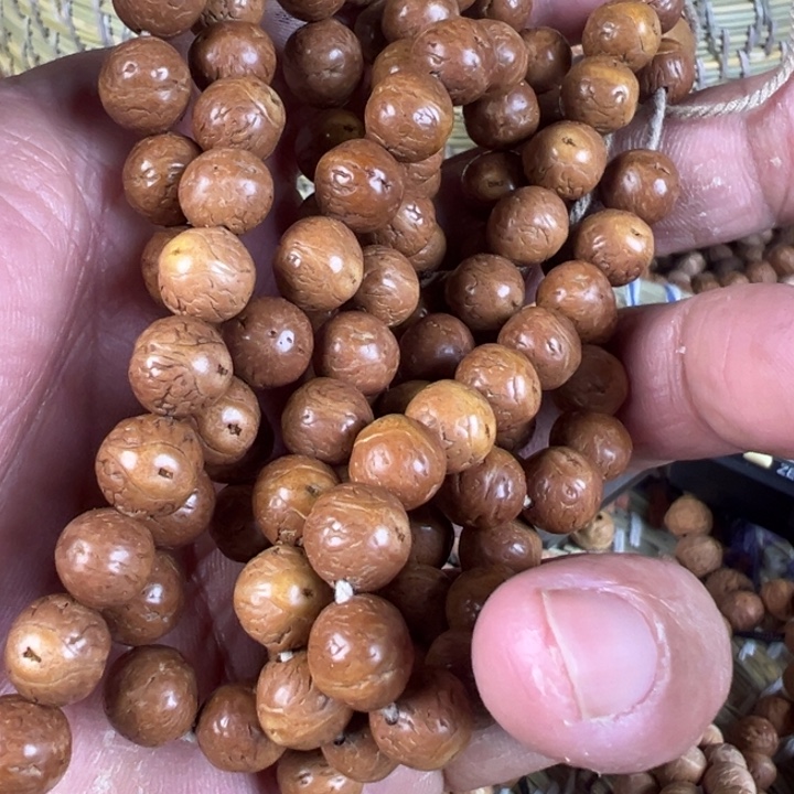 紫***烤吊坠凤眼菩提文玩酸枣核