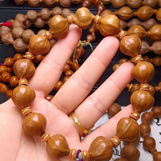 手串/手链橄榄核橄榄核手串铁核蒜头异形1.6