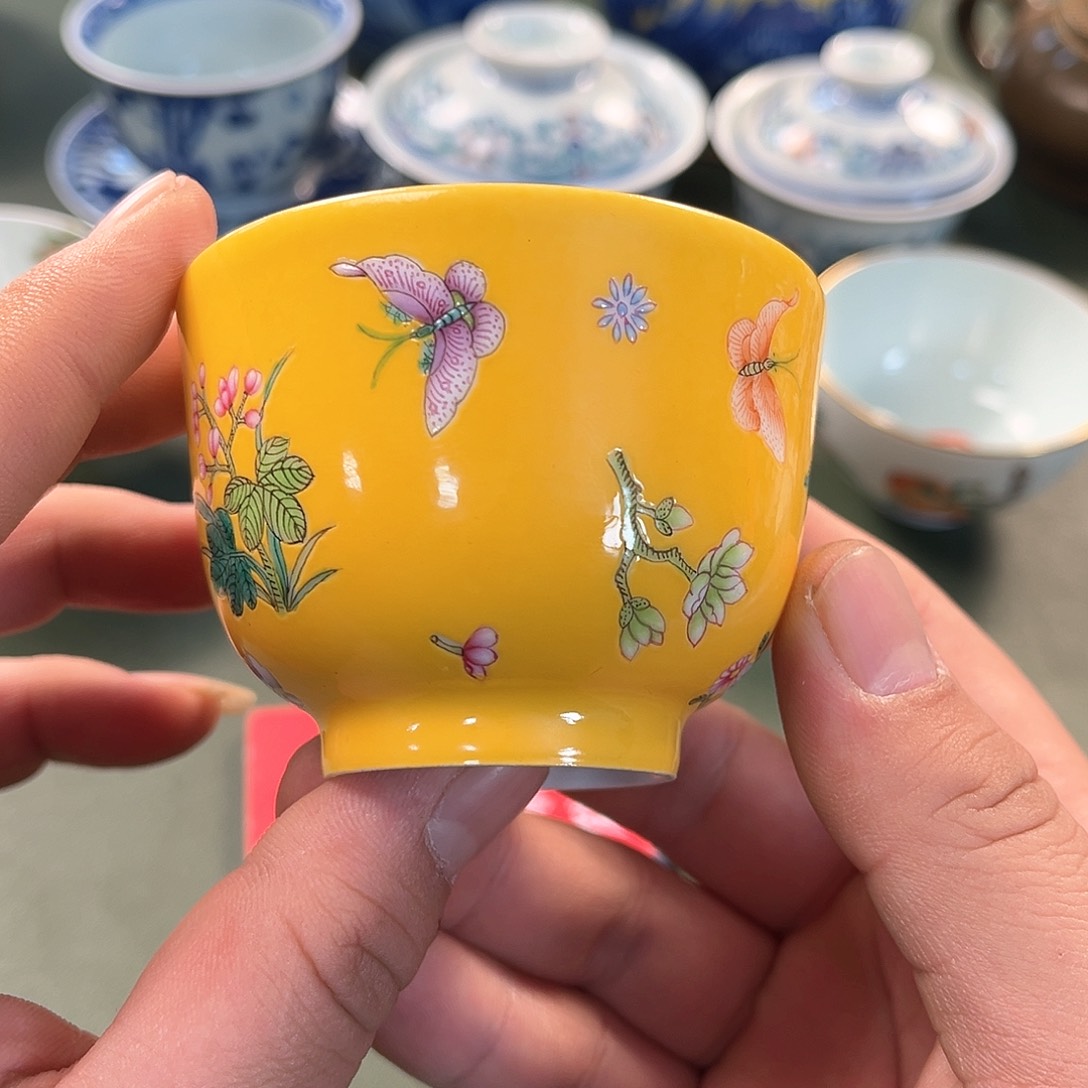 杯青花瓷器青花瓷器