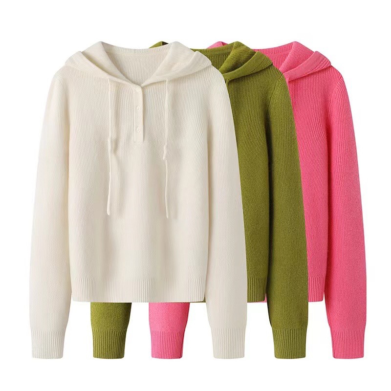 新品时尚百搭长袖针织衫