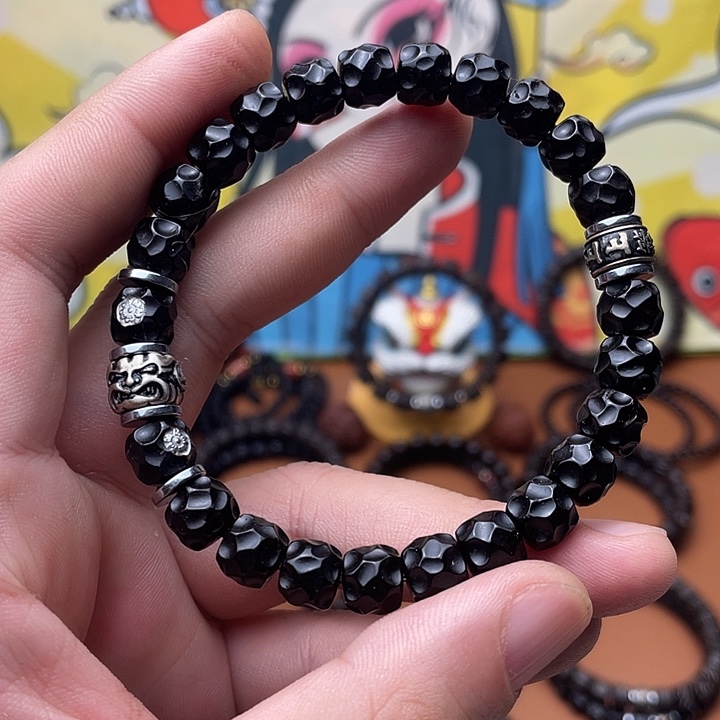 炭***7椰蒂手串98黑金深坑吞金兽上上签