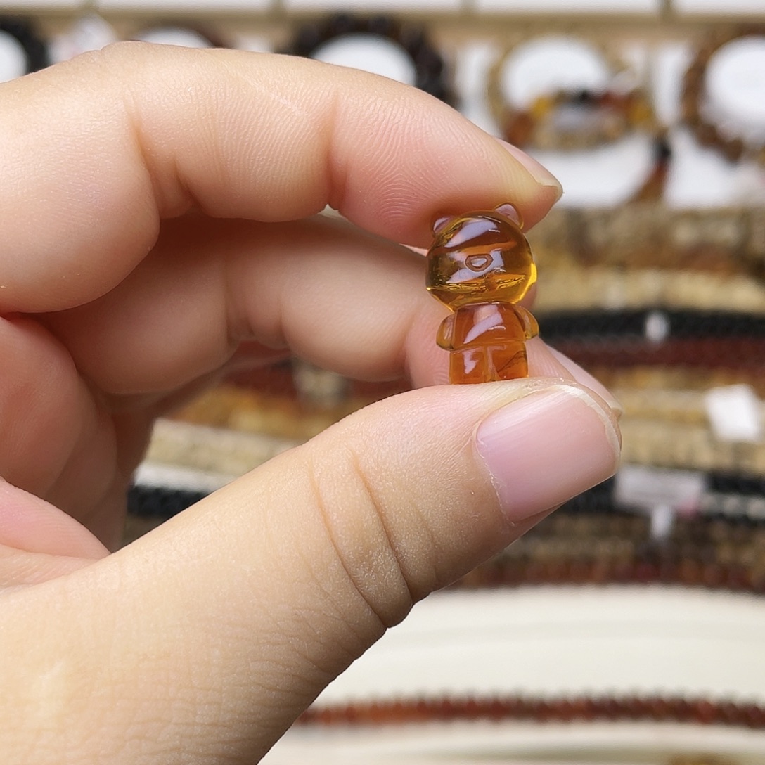 真***4裸石琥珀未镶嵌大