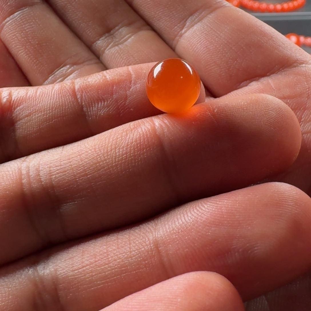o***e南红玛瑙未镶嵌圆珠
