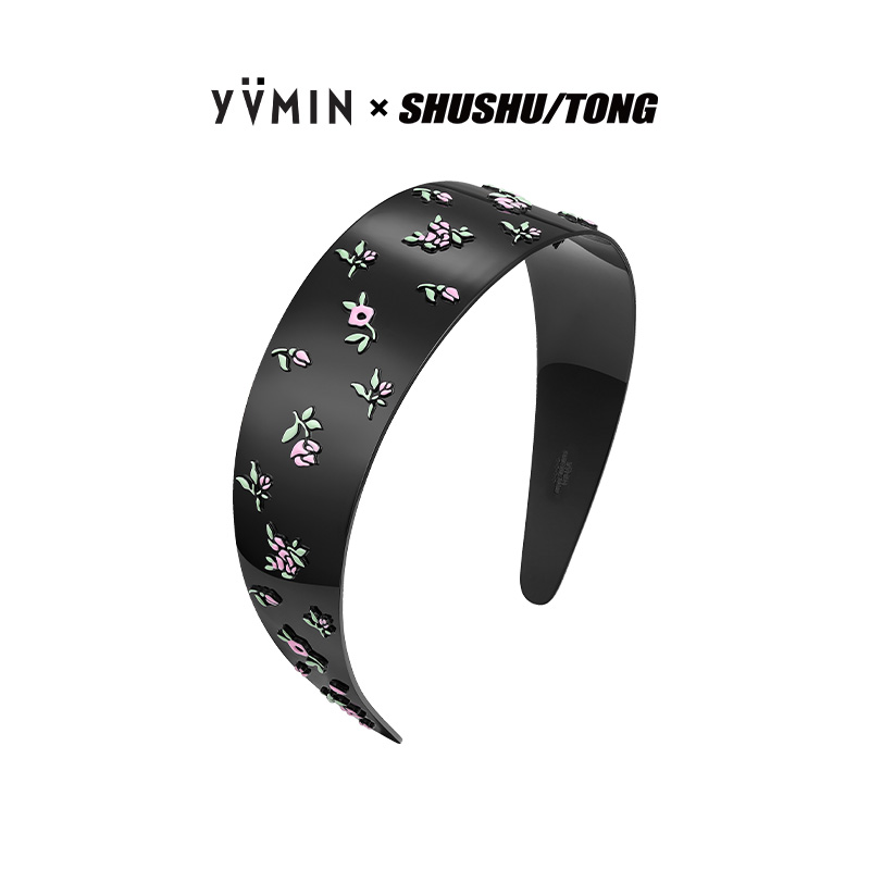 YVMIN/尤目xSHUSHUTONG手绘碎花发箍