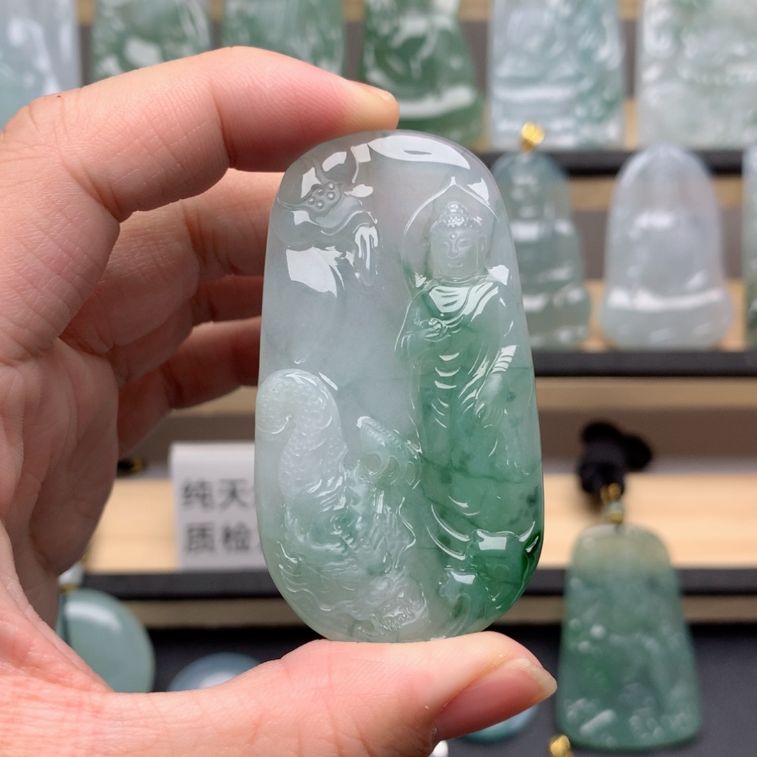 颈饰未镶嵌翡翠阿弥陀佛