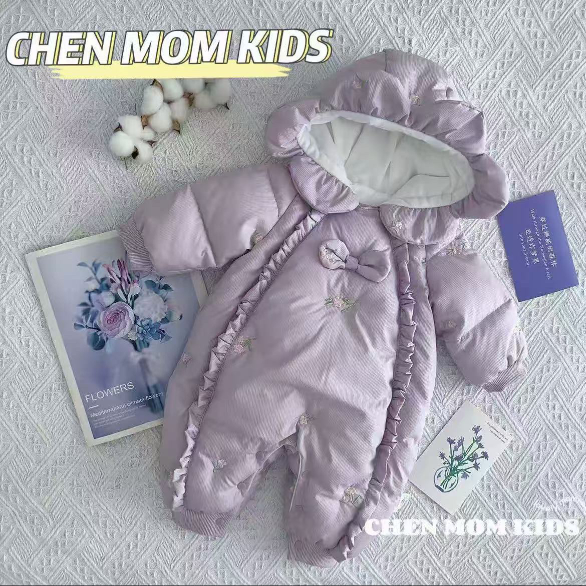 2025冬季新款加绒加厚夹棉连体衣