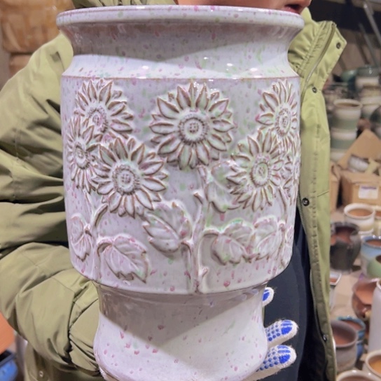 紫砂花盆高31口21————-