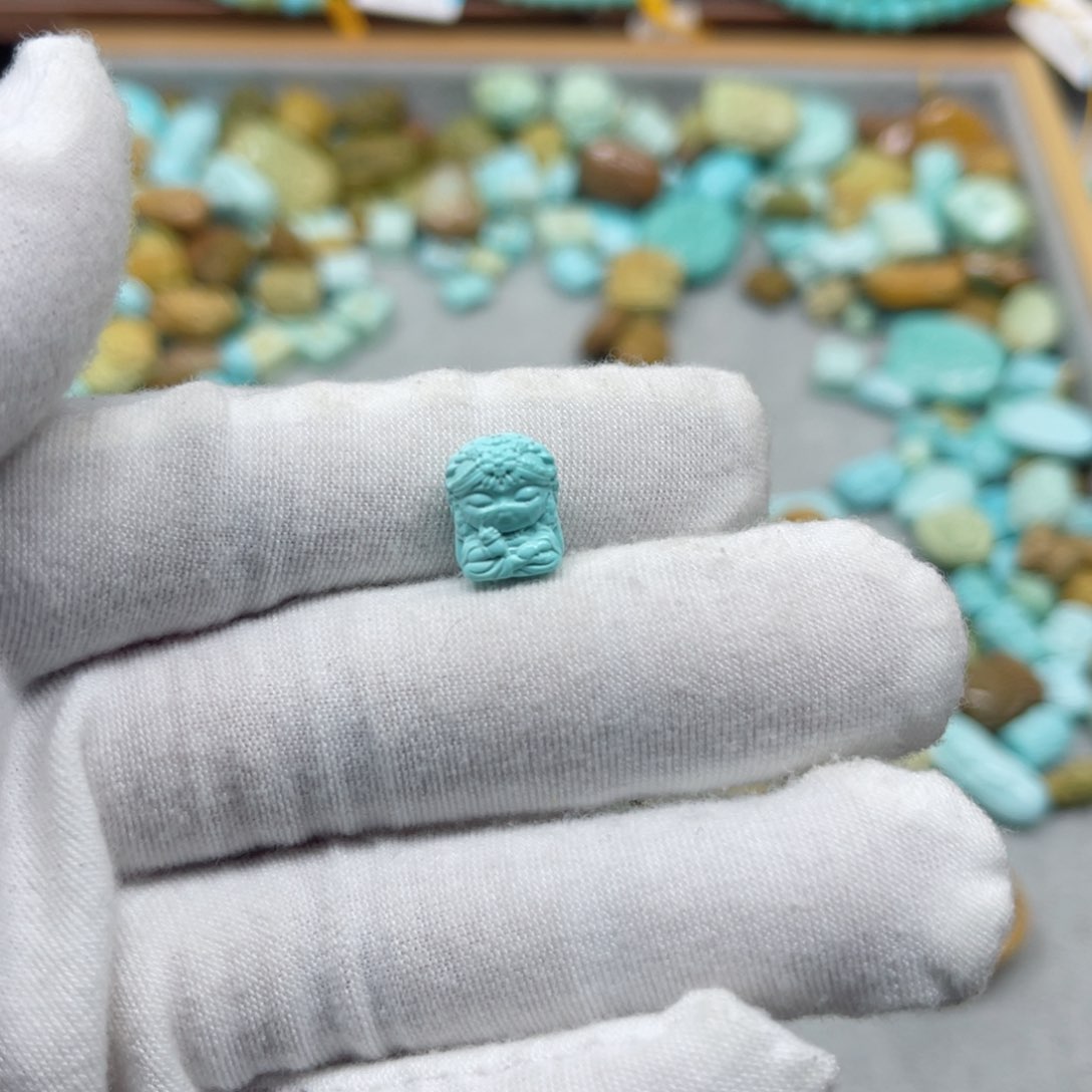 绿松石挂件未镶嵌