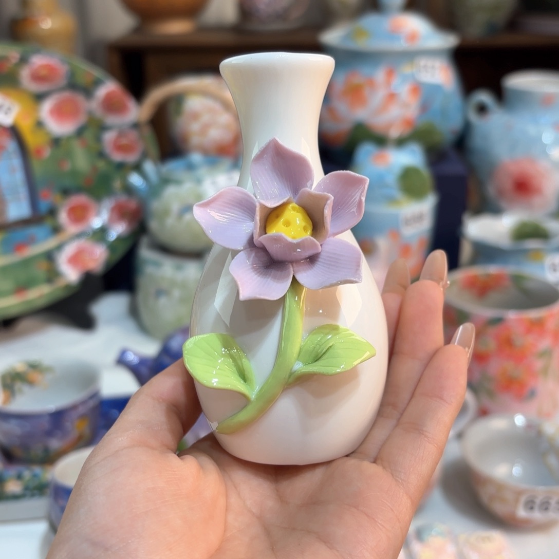 景德镇手绘高温釉下彩陶瓷茶具