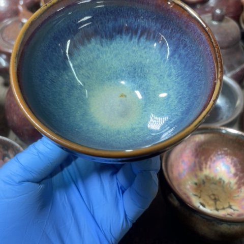 茶盏建阳建盏微瑕束口