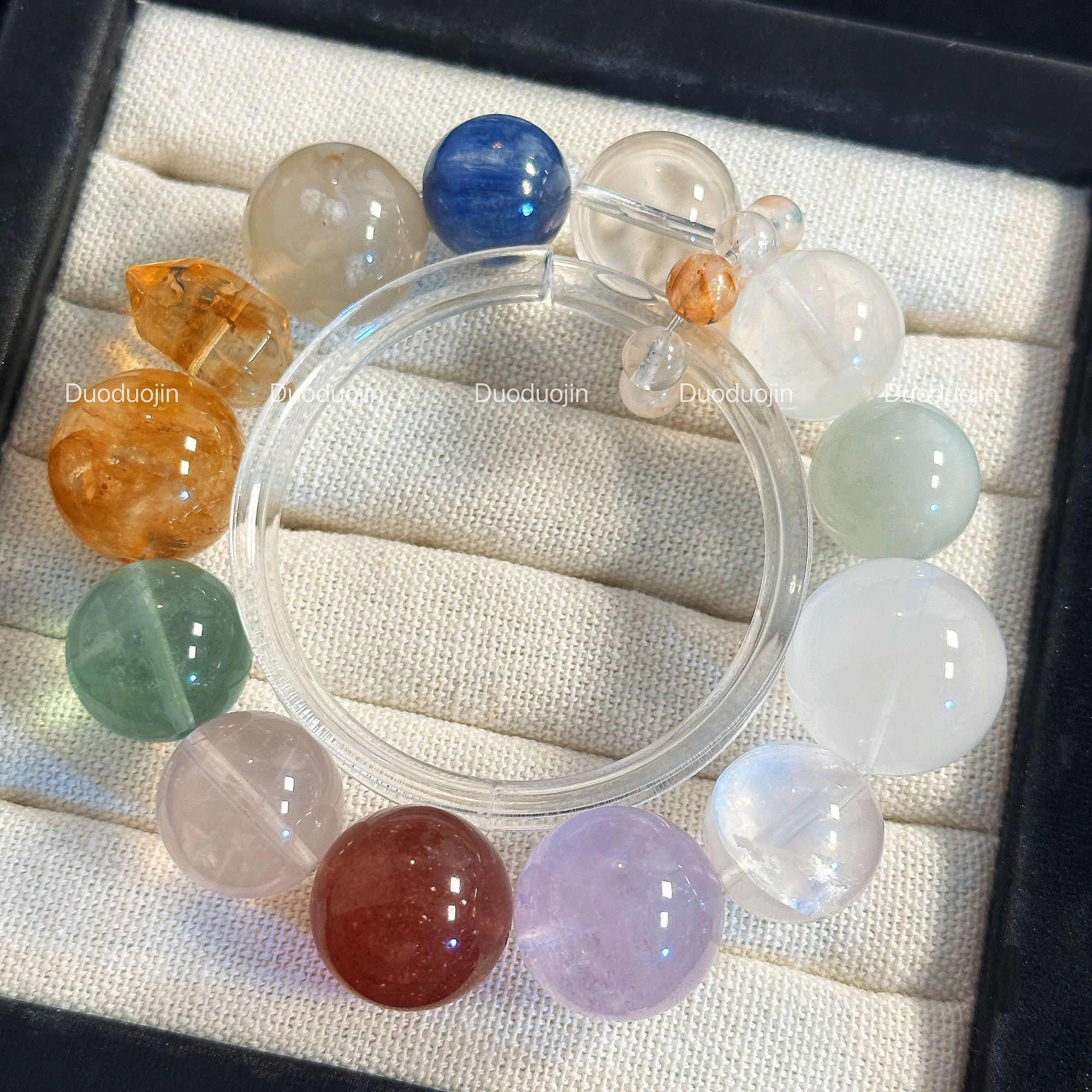 【山海千重】天然水晶多宝手串手链多样性发一