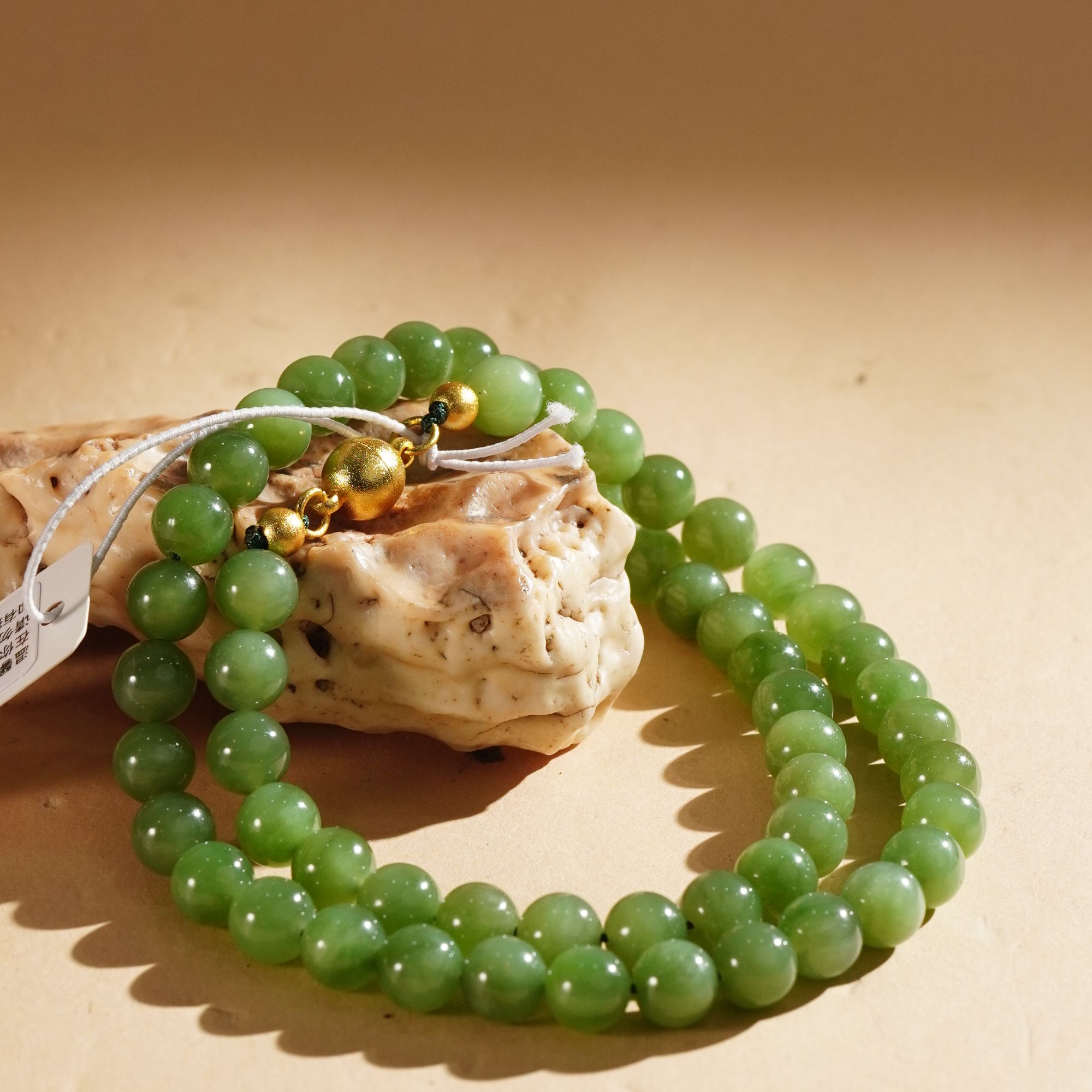 HW160012和田玉碧玉项链