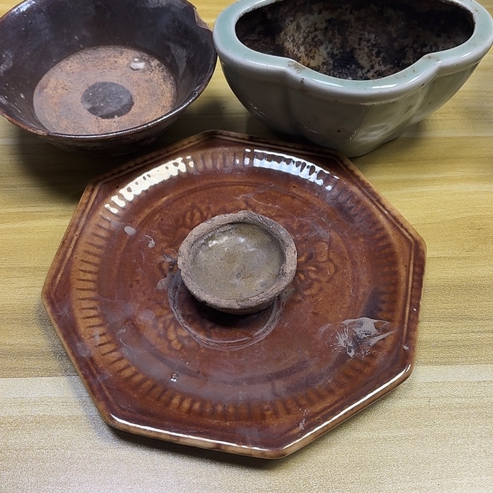 冬***阳四件商品其中碗有残