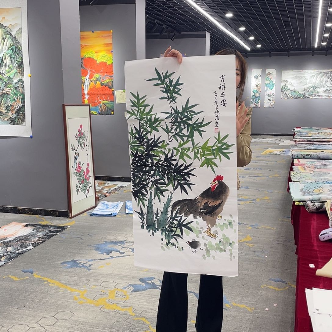 名人真画手工手绘