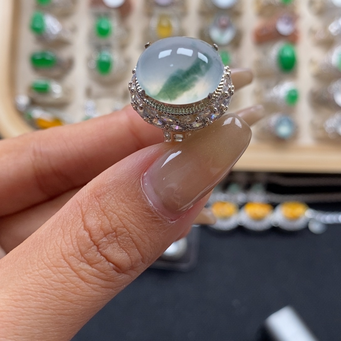 翡翠裸石缅甸天然A货翡翠（强推）