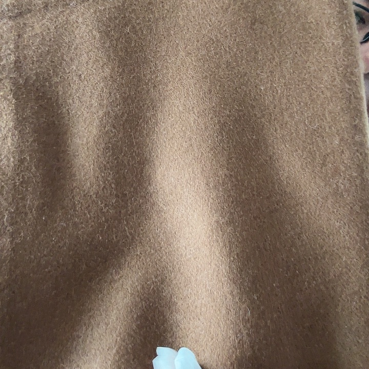 羊驼绒羊毛咖色批毯