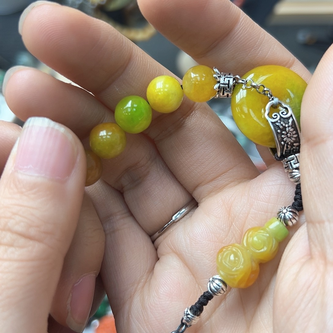 翡翠颈饰未镶嵌@**头