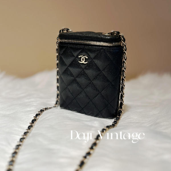 大吉中古/Chanel香奈儿黑金烟盒斜挎包
