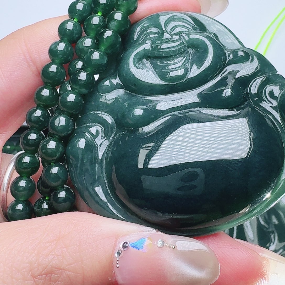 翡翠未镶嵌颈饰111