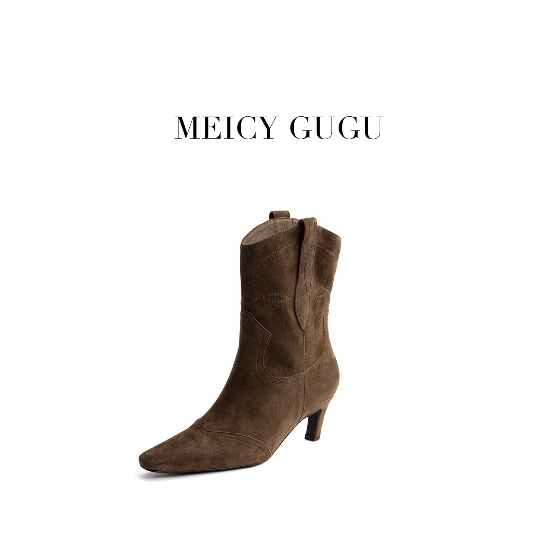MEICY GUGU.时尚西部靴7026