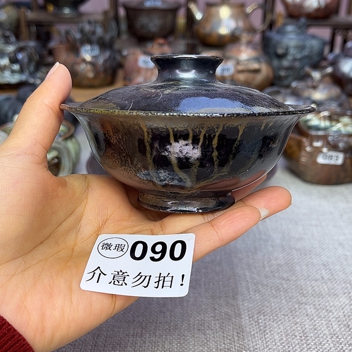 裸柴烧陶瓷手工茶器