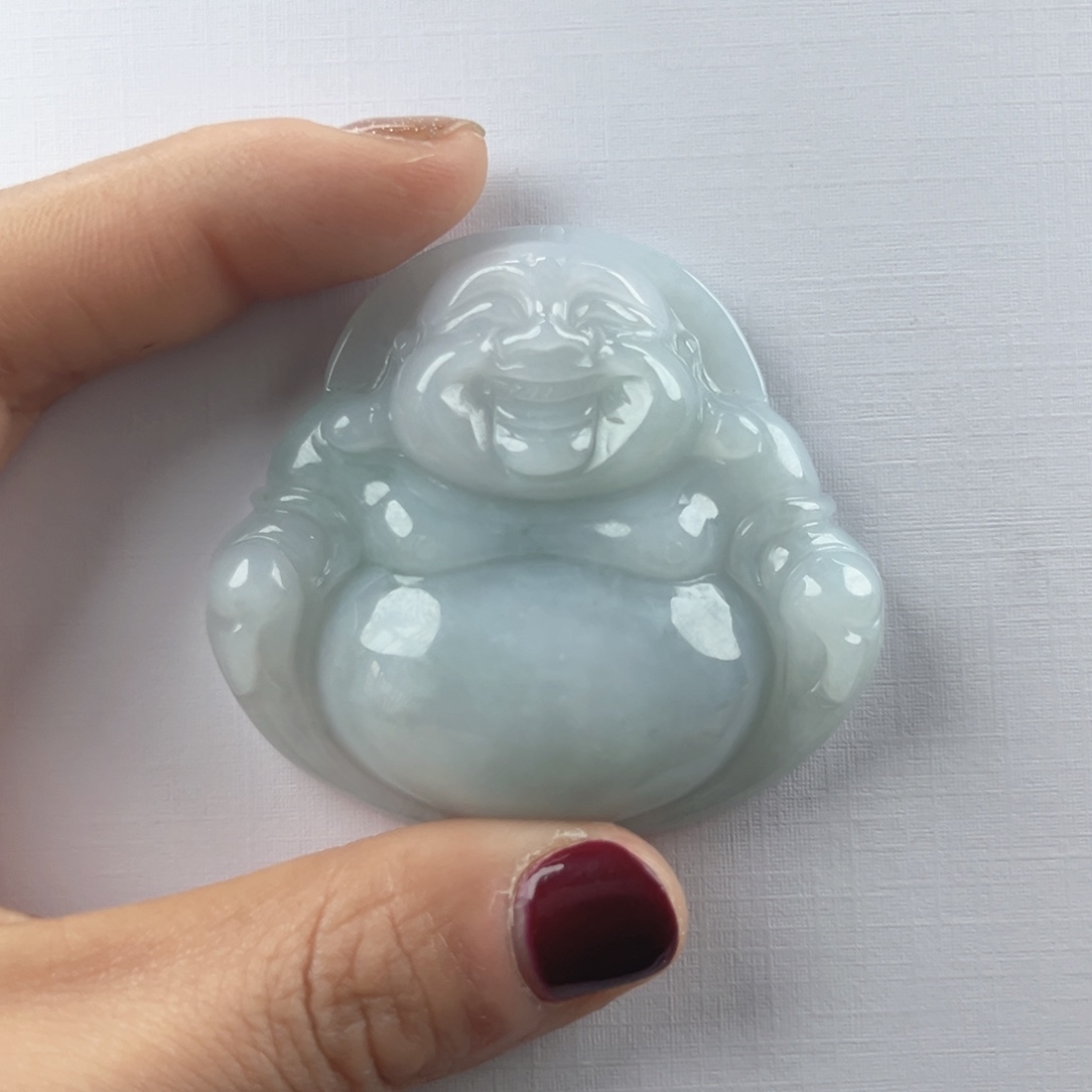 Z****翡翠未镶嵌颈饰佛公