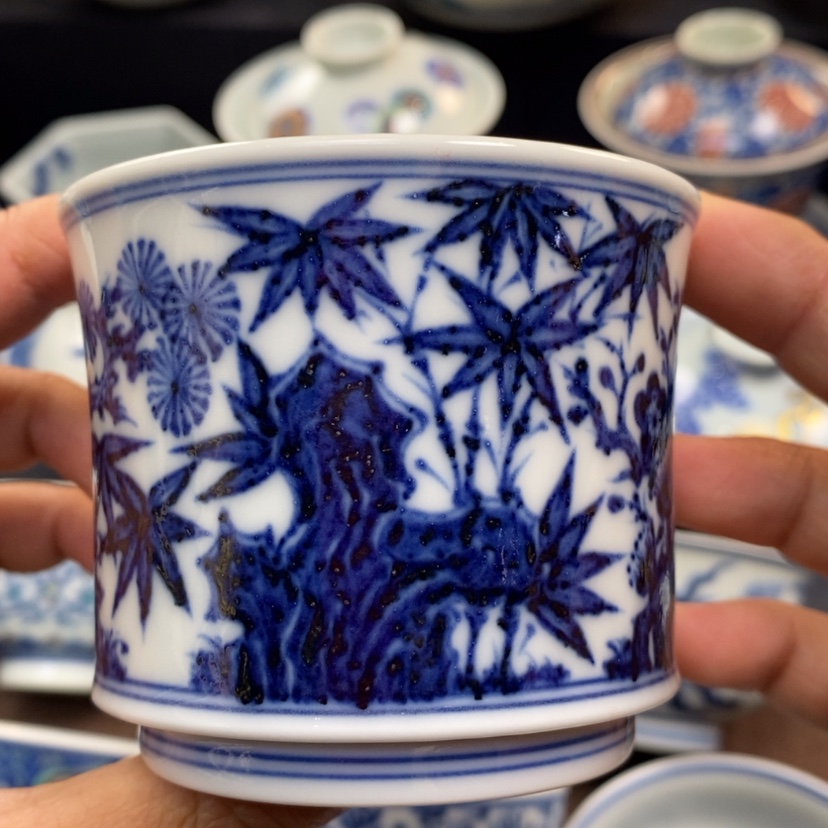 【闪购商品】景德镇青花主人杯