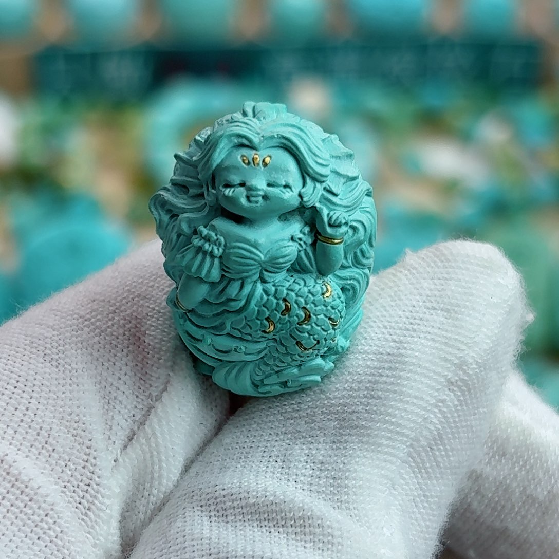 绿松石未镶嵌珠宝奇石