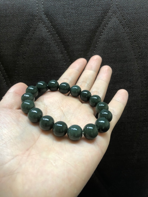 高端精品卡12mm青圆珠手串多样性发一件